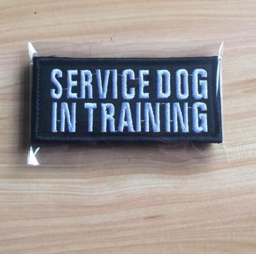 Embroidered Service Badge for Dog Harnesses