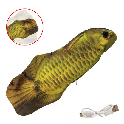 Flopping Simulated Fish Toy for Cats and Dogs