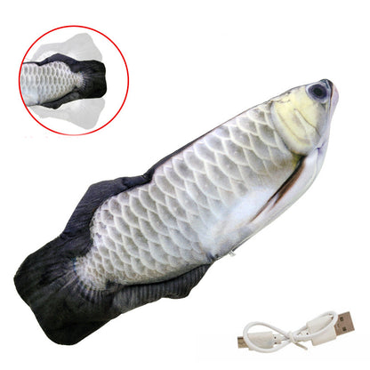 Flopping Simulated Fish Toy for Cats and Dogs