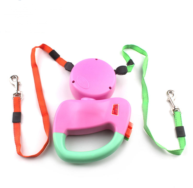 Retractable Dual Walking Leashes for Dogs