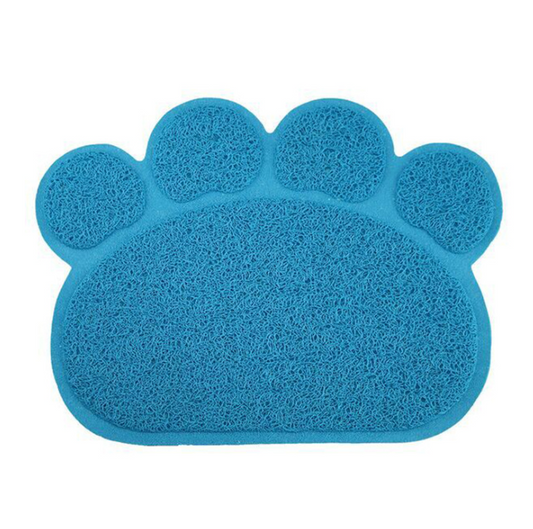 Easy to Clean Paw-Shape Cat Litter Box Mat