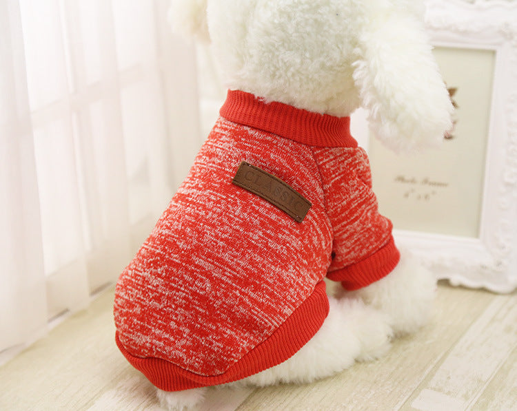 Classic Warm Sweaters for Dogs and Cats