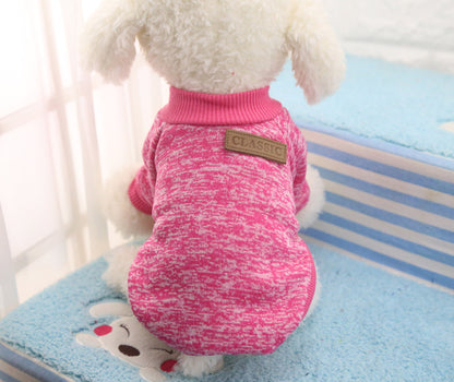 Classic Warm Sweaters for Dogs and Cats