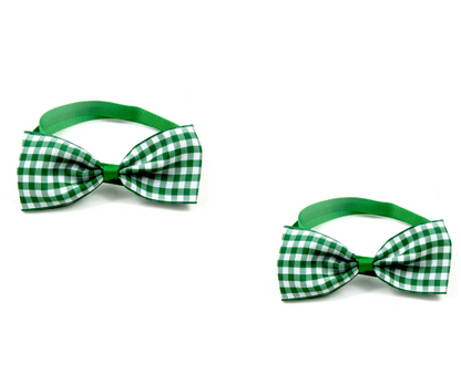 Fun Stylish Plaid Cats and Dogs Bow Ties