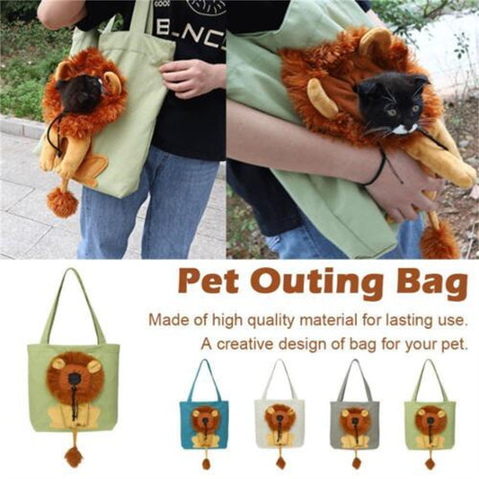 Lion Design Breathable Cat - Dog Carrier