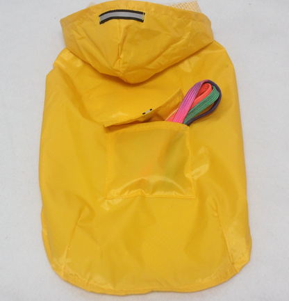 Reflective Rainwear for Big Dogs with Hood