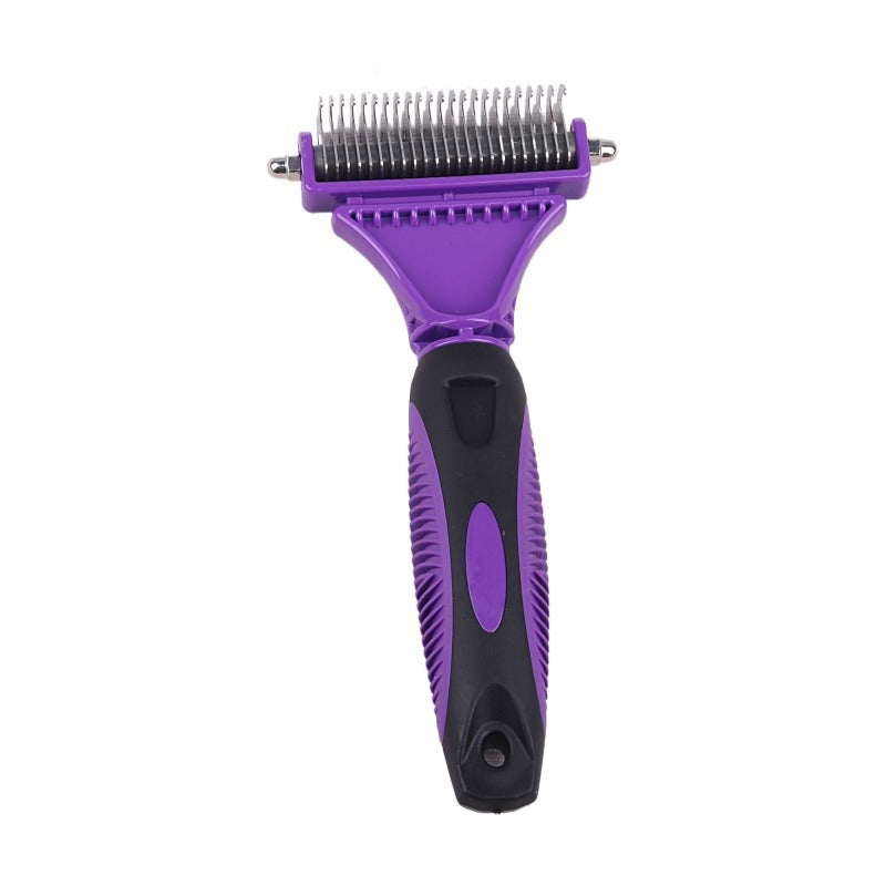 Double-Sided Stainless Dog Grooming Knot Comb