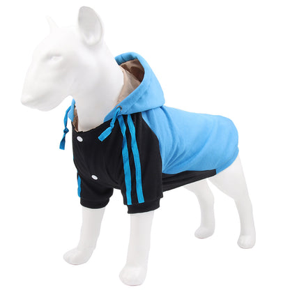 Sporty Warm Hoodie Sweater for Dogs and Cats