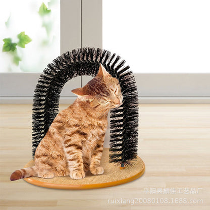 Self Scratching Cat Massaging Hoop Brush