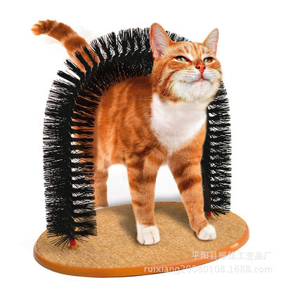 Self Scratching Cat Massaging Hoop Brush