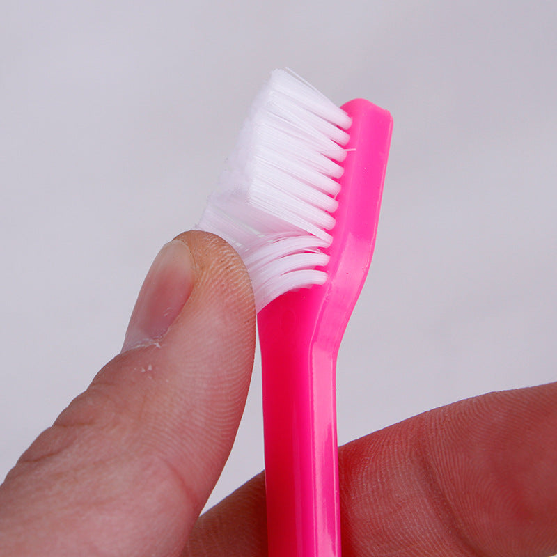 Double Head Soft Finger Toothbrush for Dogs and Cats