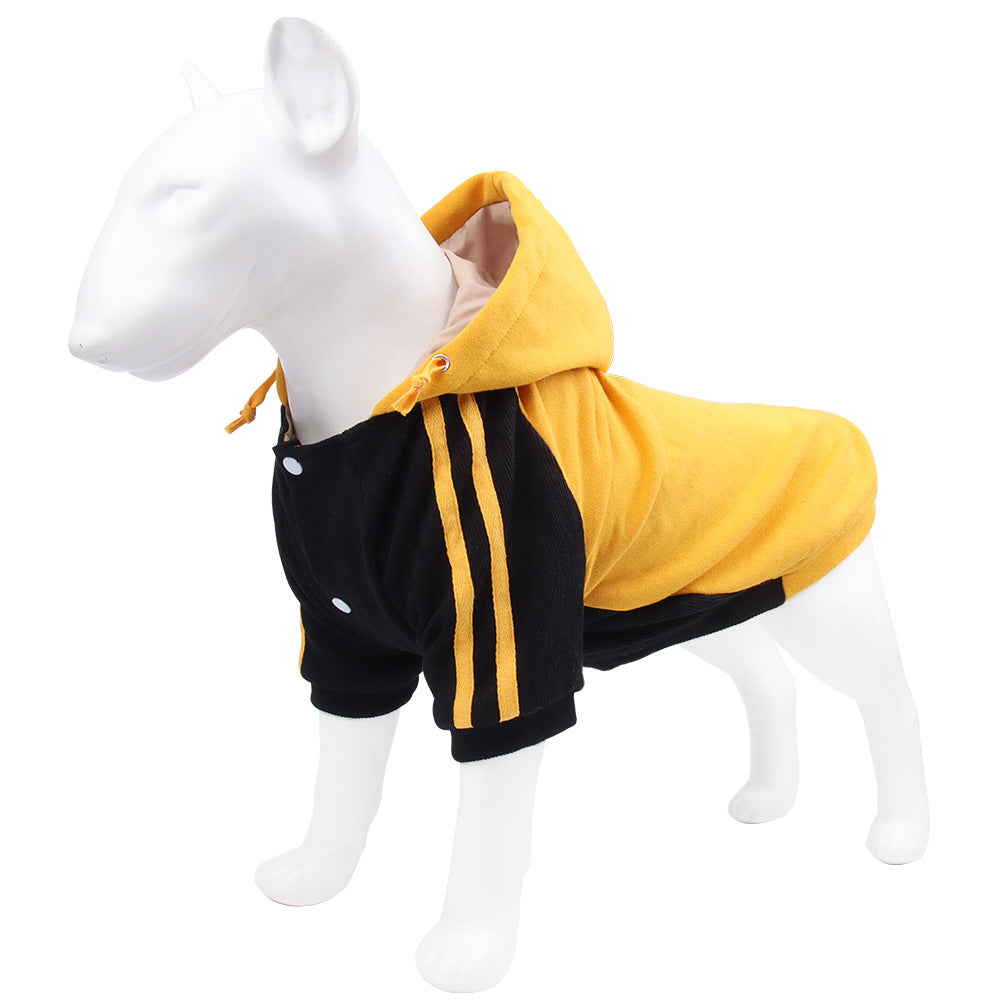 Sporty Warm Hoodie Sweater for Dogs and Cats