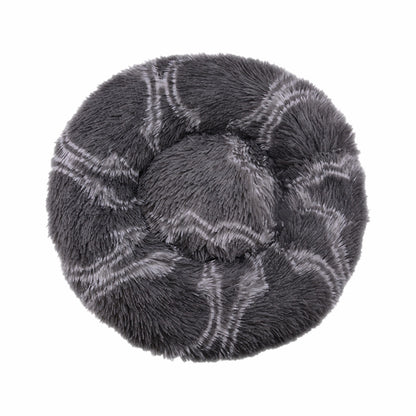 Deeply Plush Round Dog and Cat Nest Beds