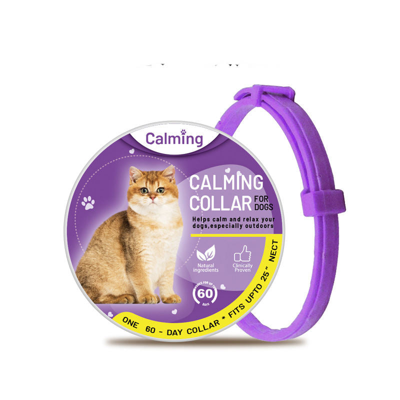 Anxiety Relief, Calming and Soothing Collar for Dogs and Cats