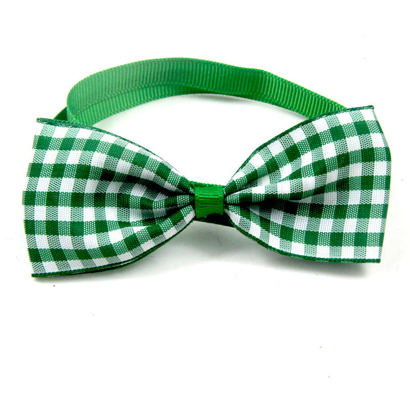 Fun Stylish Plaid Cats and Dogs Bow Ties