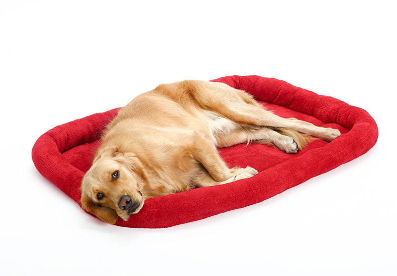 Comfortable Plush Soft Velvet Warm Dog Bed