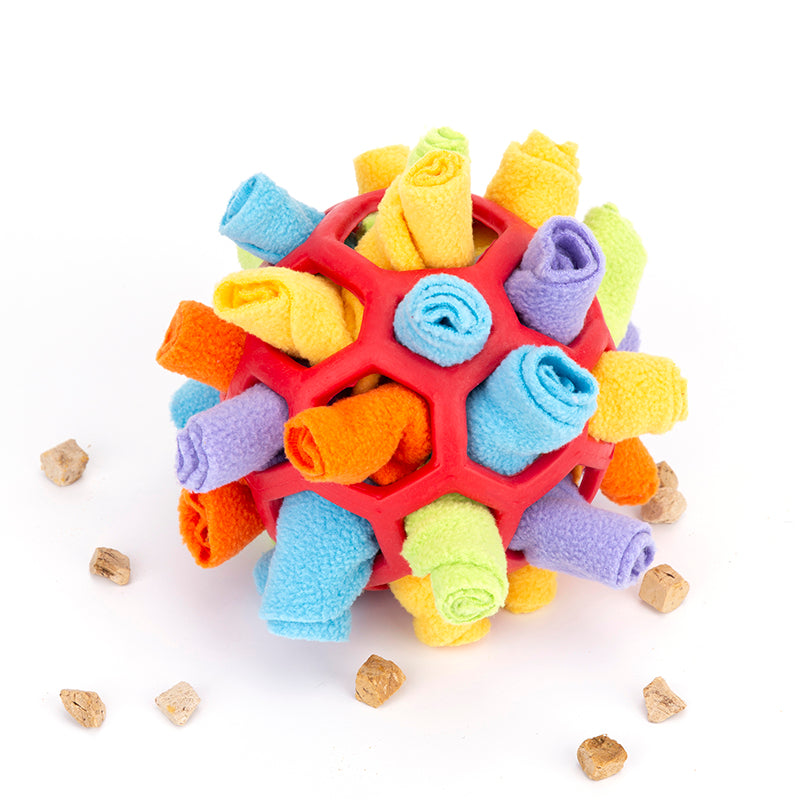 Dog Sniff & Snack Puzzle Snuffle Ball Toy