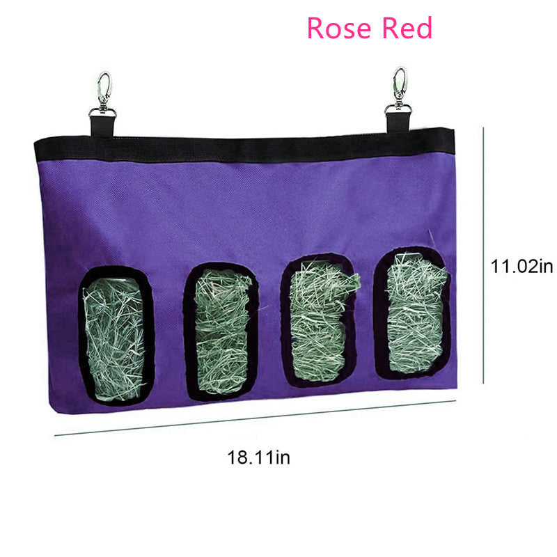 Hanging Hay Feeder Storage Bag For Guinea Pigs