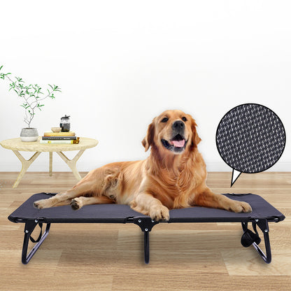 Traveling Foldable Raised Mesh Bed for Dogs