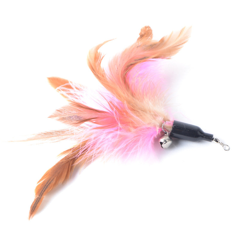 Fun Feather Pole Cat Teaser Toy Multi-Pack