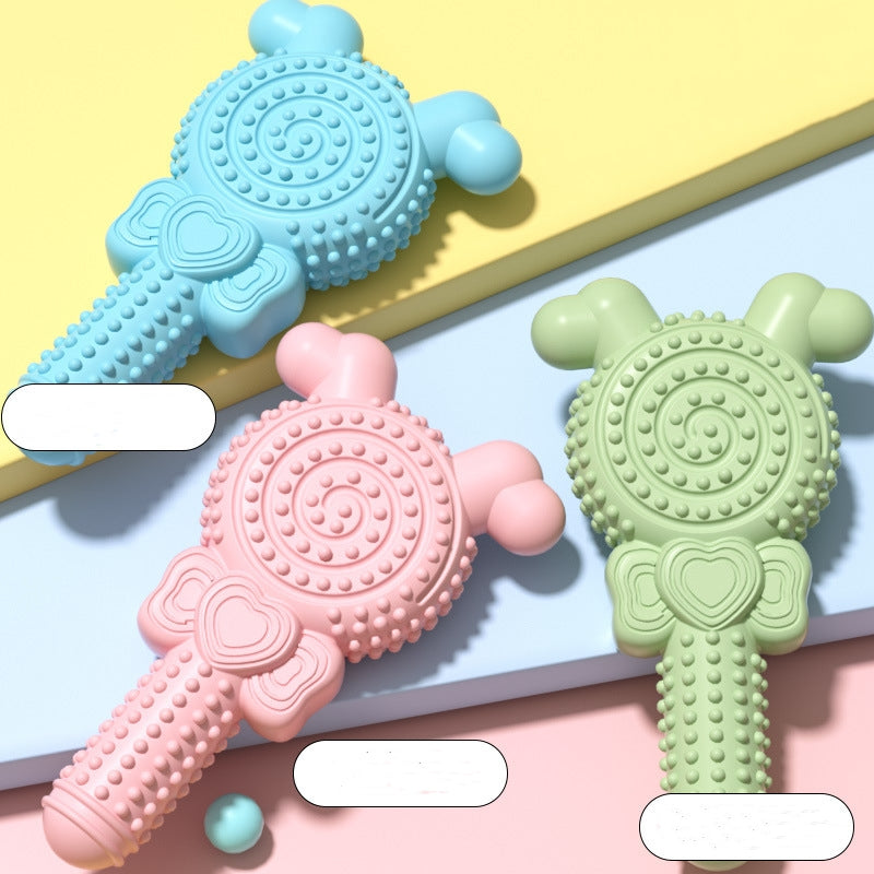Bite-Resistant Dental Lollipop Chew Toy for Dogs
