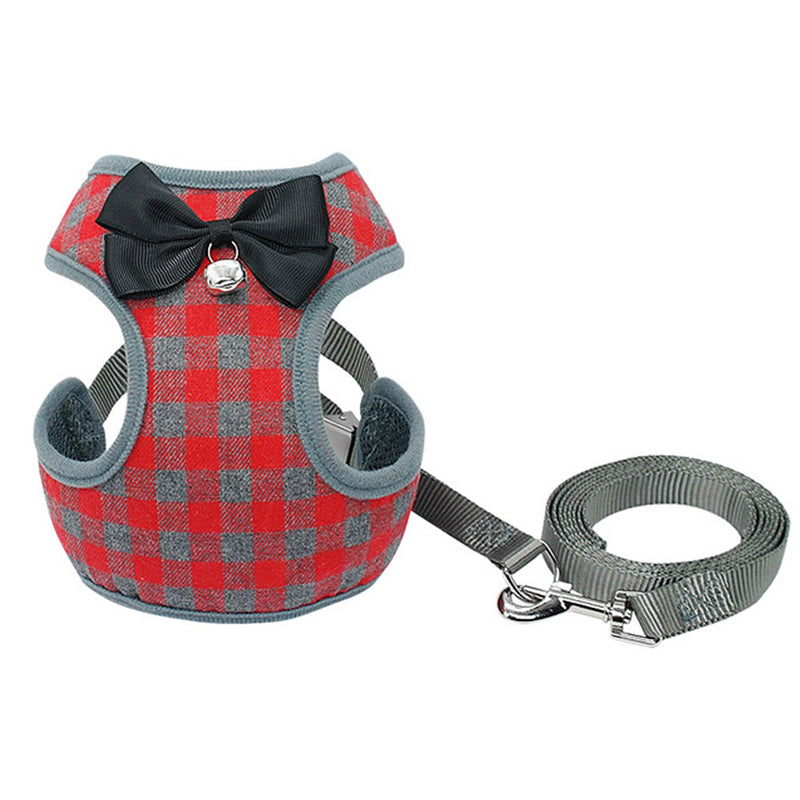 Cute Harness Vest with Leash for Dogs or Cats