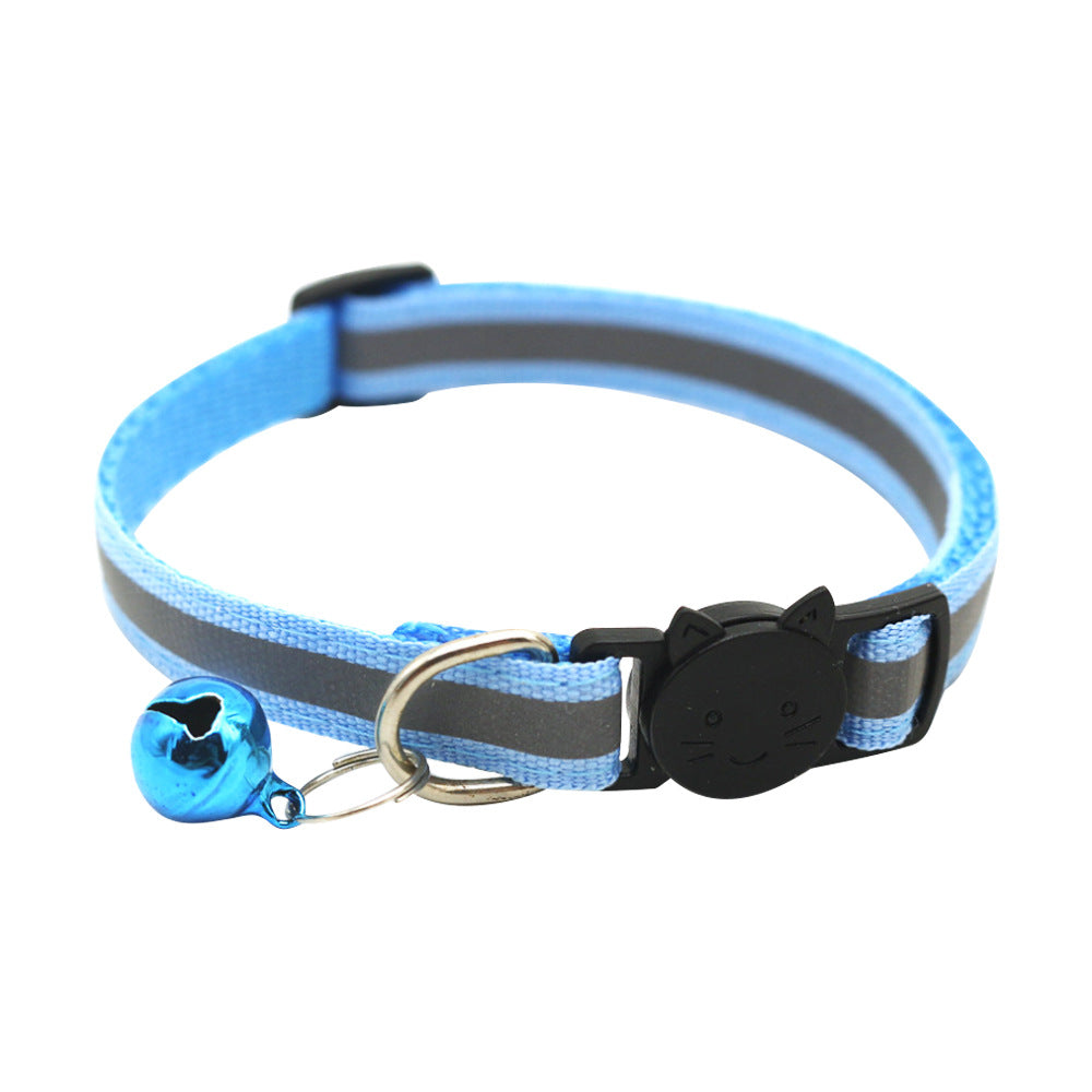 Colorful Reflective Cat Jack Bell Collar