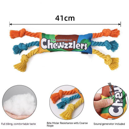 Chewzzlers Dog Cotton Rope Dental Chew Toy