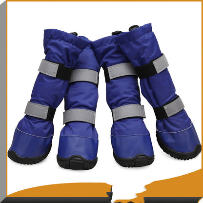 Warm Protective Waterproof Snow Boots for Dogs