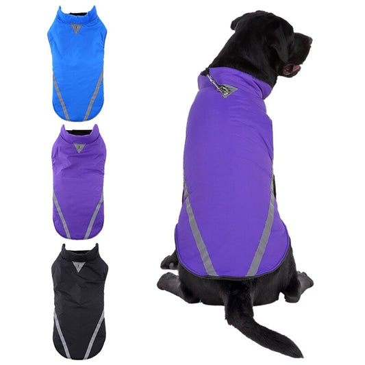 Waterproof Fleece Lined Reflective Jacket for Dogs