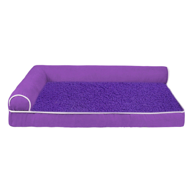 Thick Memory Foam Bolstered All Season Bed for Dogs and Cats