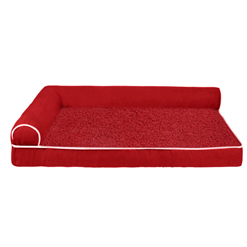 Thick Memory Foam Bolstered All Season Bed for Dogs and Cats