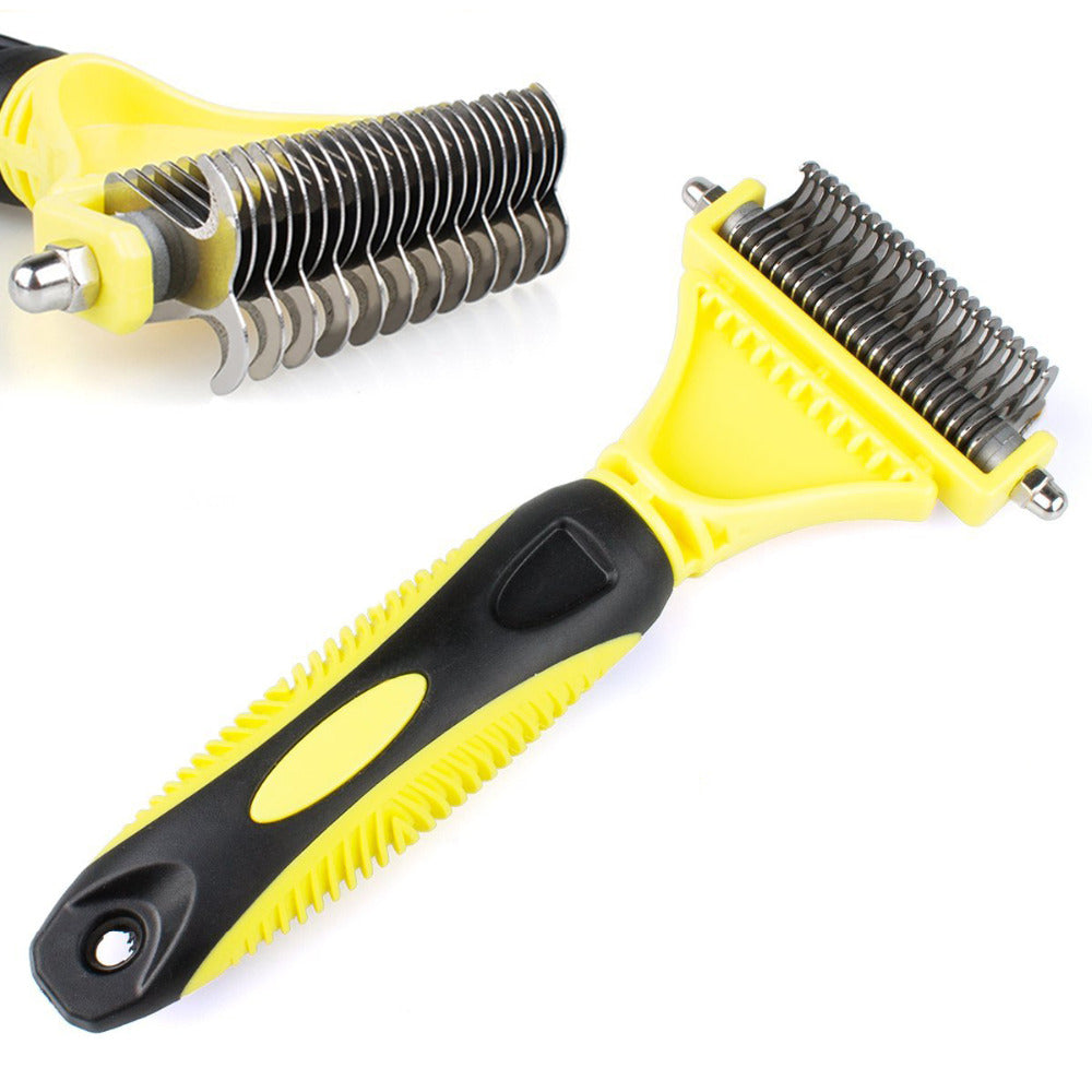 Double-Sided Stainless Dog Grooming Knot Comb