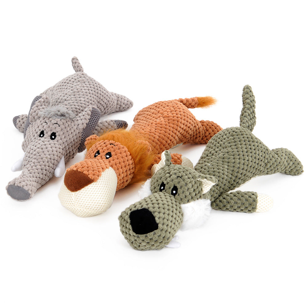 Durable Fun Plush Animal Dog Toys