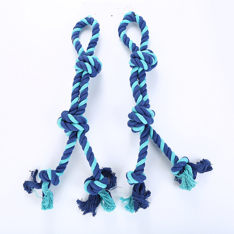 Big Cotton Knotted Rope Cleaning Toy for Dogs