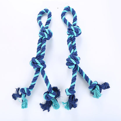 Big Cotton Knotted Rope Cleaning Toy for Dogs