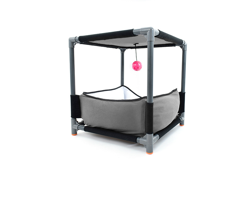 Cat Nest with Canopy and Built-in Platform