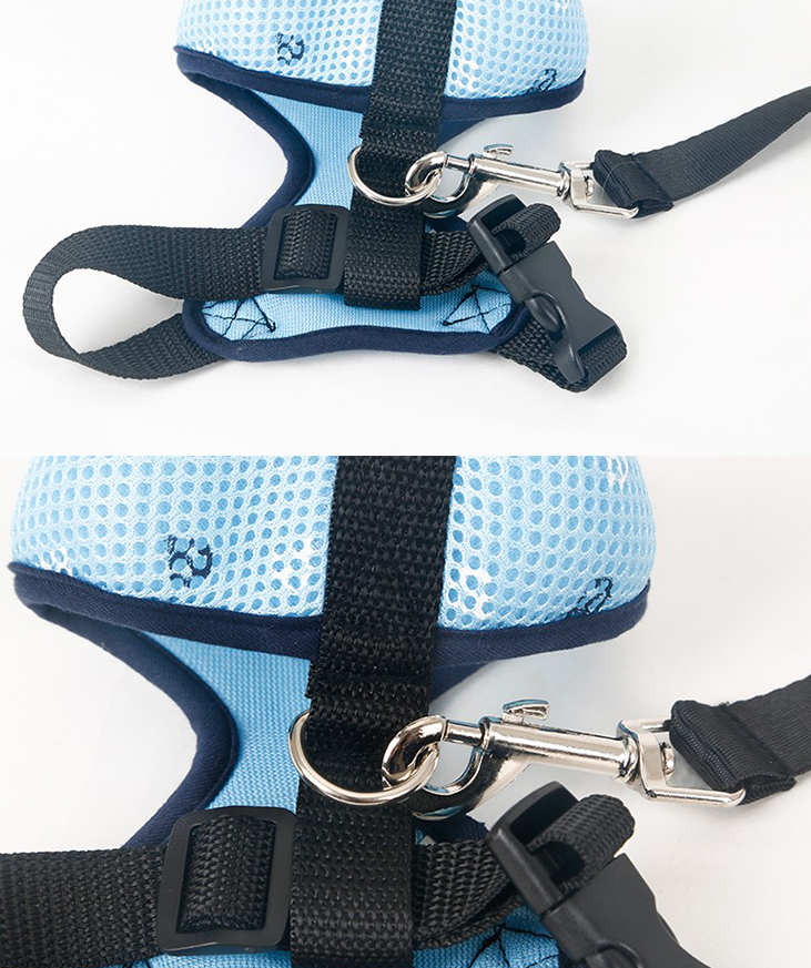 Sling Style Nylon Cat Collar and Leash Set