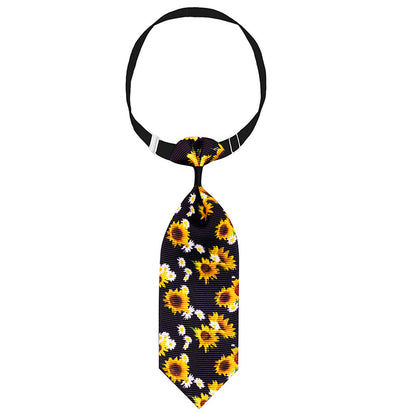 Sunflower Tie Spring-Summer Collars for Dogs