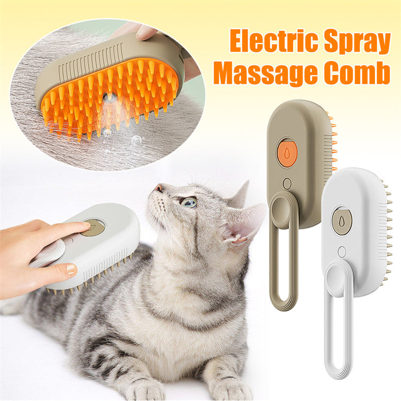 3 In 1 Spray Brush For Cat and Dog Grooming