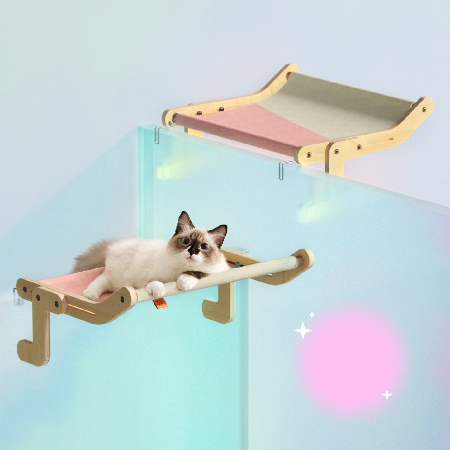 Classic Royal Chairs Window Perch for Cats