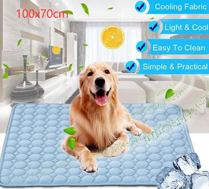 Ice Silk Cold Nest Pad For Cooling Dogs and Cats In Summer