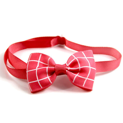 Fun Stylish Plaid Cats and Dogs Bow Ties