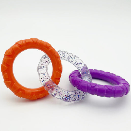 Attached Triple Rings Chew Toys for Dogs