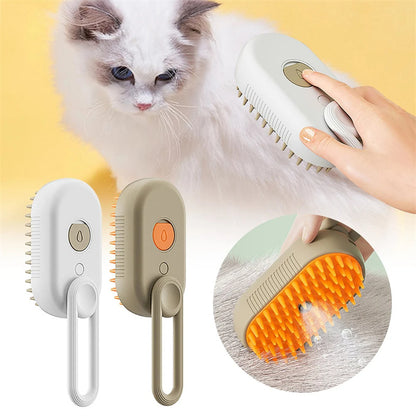 3 In 1 Spray Brush For Cat and Dog Grooming