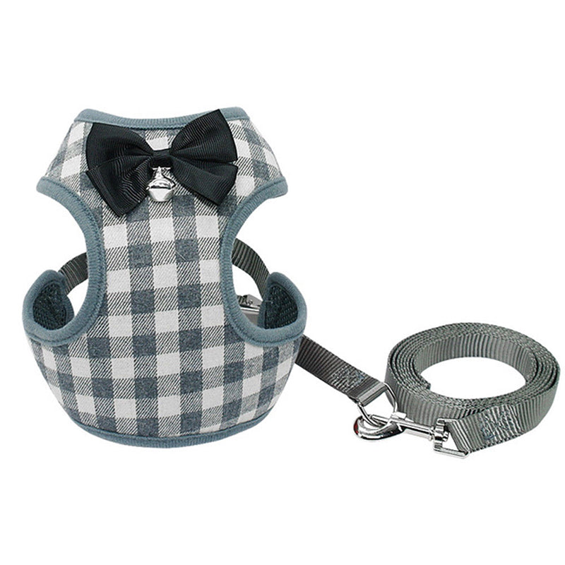 Cute Harness Vest with Leash for Dogs or Cats