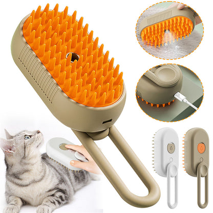 3 In 1 Spray Brush For Cat and Dog Grooming