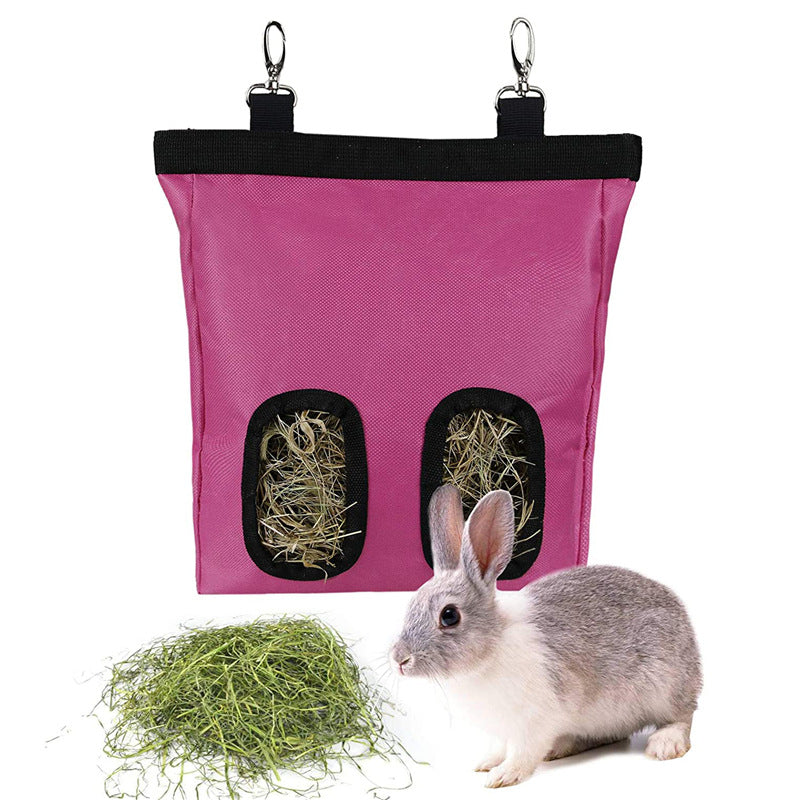 Hanging Hay Feeder Storage Bag For Guinea Pigs