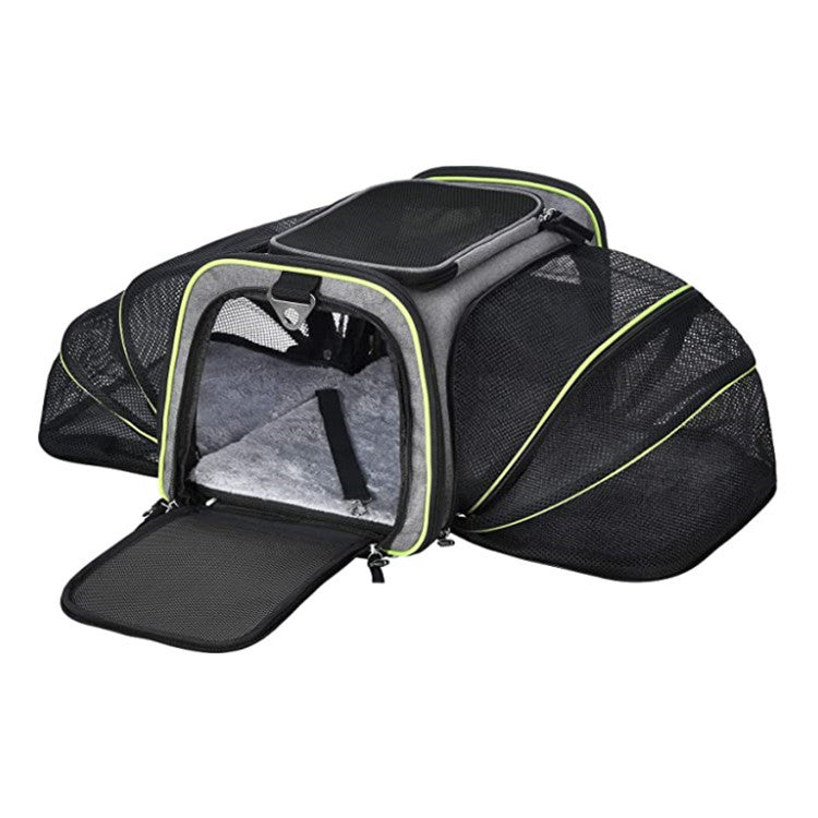 Dual Side Expanding Cat or Small Dog Carrier