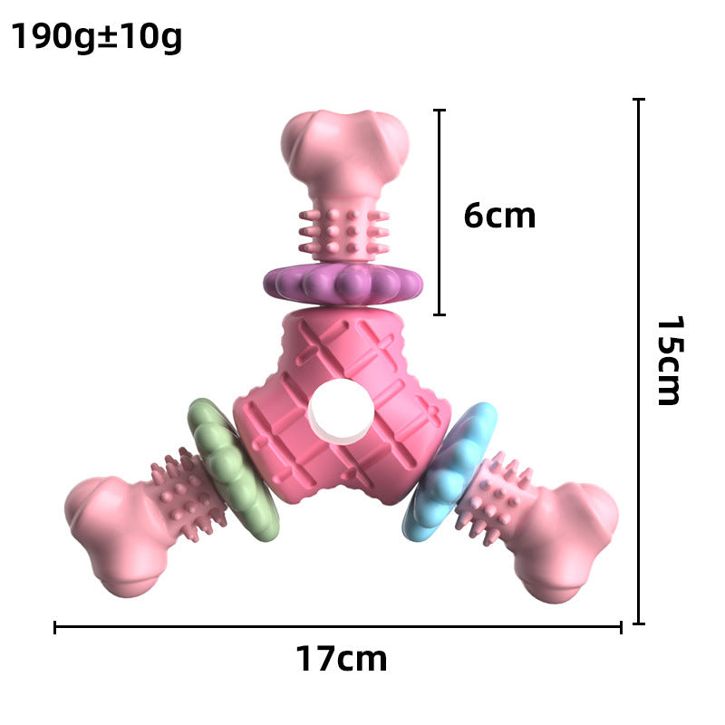 Triangle Dental Chewing and Grinding Toy for Dogs